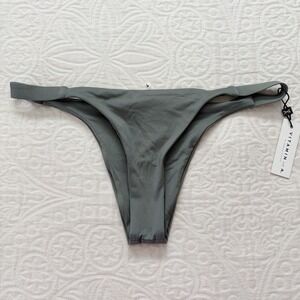 Vitamin A Carmen Cheeky Bikini Bottom, Sea Green‎ Ecolux (Sz L / 10)